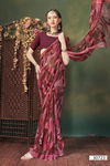 Ivaanka By Vallabhi Georgette Printed Daily Wear Sarees Wholesale Shop In Surat